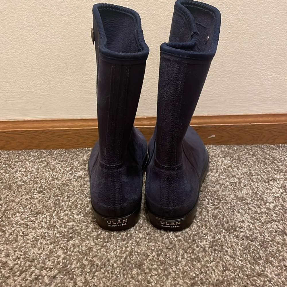 ULAN rainy steps boots blue size 9 - Picture 5 of 8